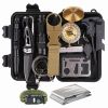 14 In 1 Outdoor Emergency Survival Kit Camping Hiking Tactical Gear Case Set Box  default