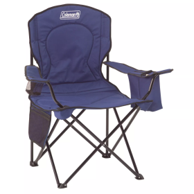 uad Camping Outdoor Portable Camp Chair with Built In Cooler