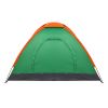 2 Person Waterproof Camping Dome Tent for Outdoor Hiking Survival Orange & Green  as picture