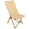 Bamboo Folding Camping Chair with 2