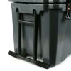 45 quart hard sided cooler, charcoal gray sided cooler