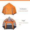 34 Person Camping Instant Pop up Tent, Sun Shelter Waterproof Double Layer 4 Seasons Lightweight Tent for Hiking, Fishing, Beach  KM3508