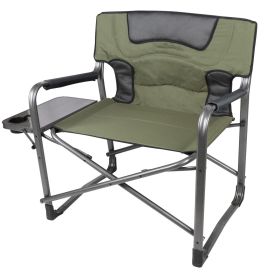 Folding Padded Adult Director Camping Chair (Option: Green)