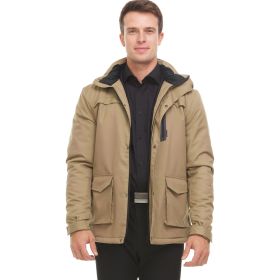 Helios " The Heated Coat" (Color: Camel, size: medium)