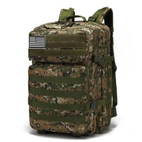 Military 3P Tactical 45L Backpack | Army 3 Day Assault Pack | Molle Bag Rucksack | Range Bag (Option: ACU Camo)