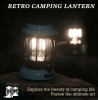 Retro camping lighting home lighting, gardening lighting 200 350 lm camping marker 5000 mAh color temperature 2700k